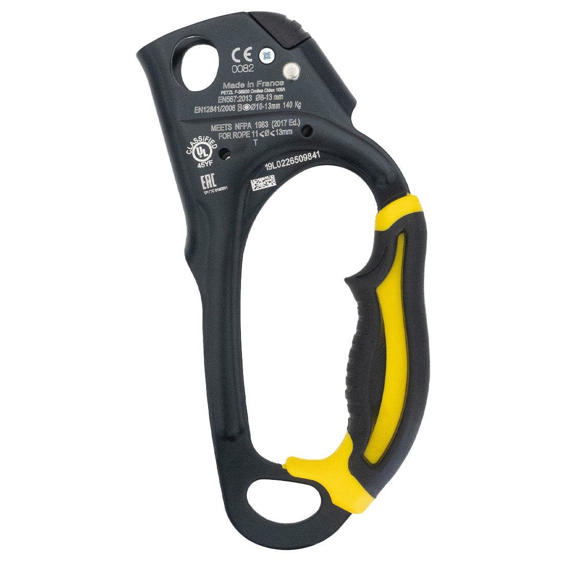 Petzl Ascension Ascender Right - Black/Yellow