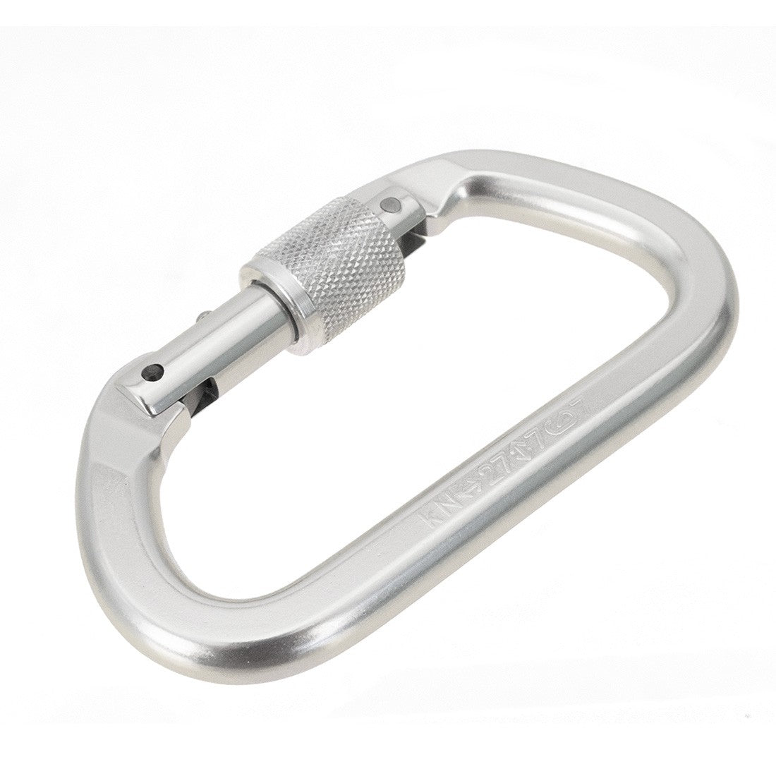 SMC Locking Aluminum D-Shape Carabiner Top View
