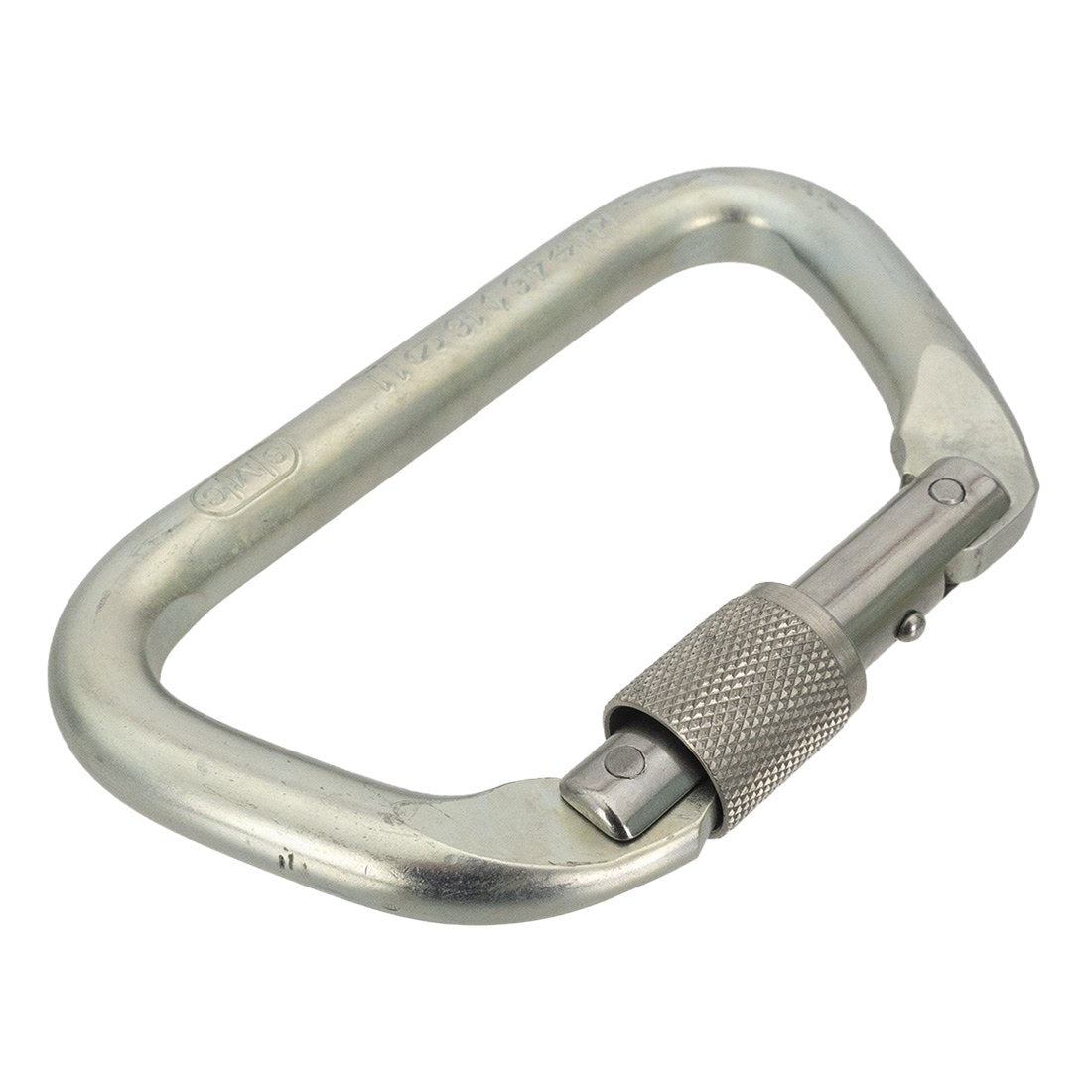 SMC NFPA Steel Locking Carabiner - Large Angle View