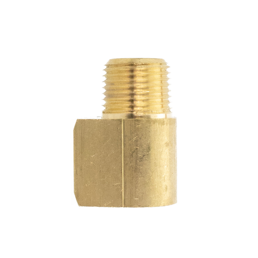 XERO Brass Elbow 3/8 Male x 3/8 Female - 90° Side View