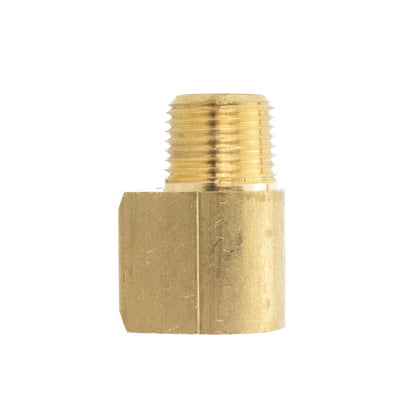 XERO Brass Elbow 3/8 Male x 3/8 Female - 90° Side View