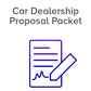 Car Dealership Proposal Packet Icon