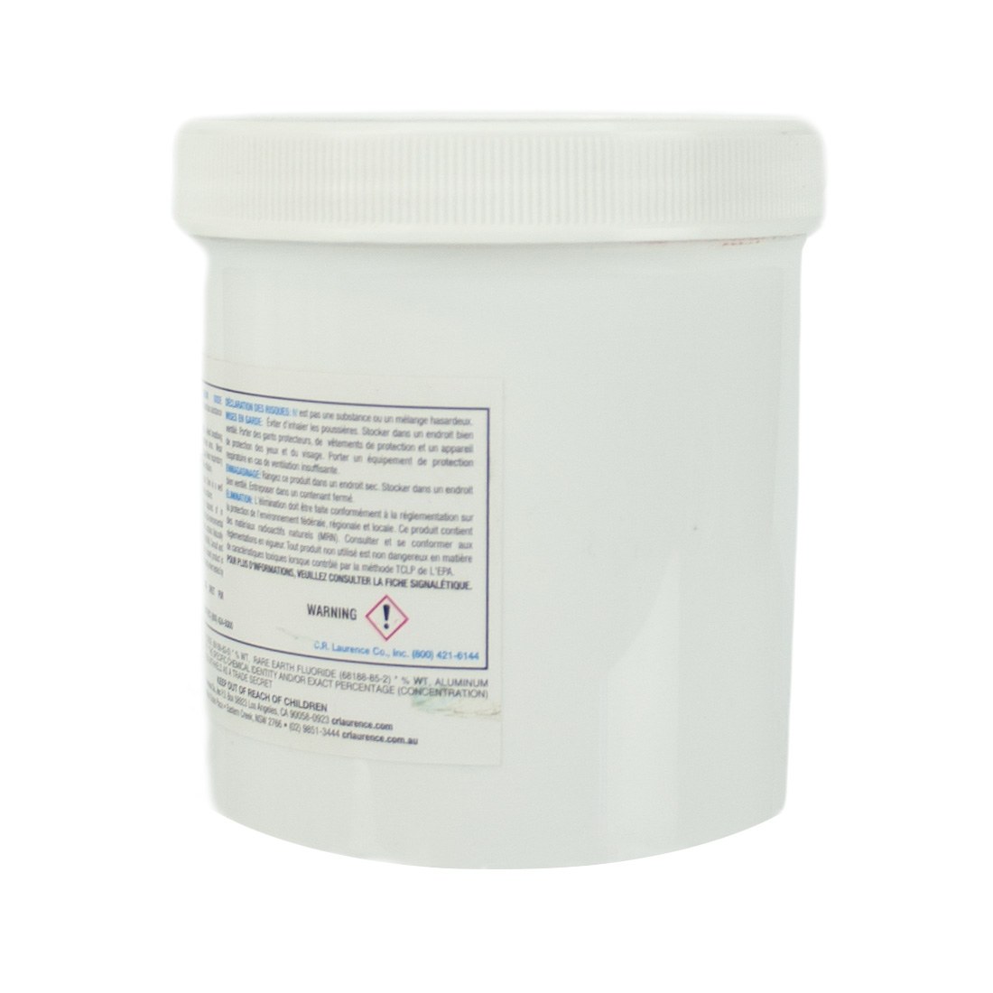 CRL Cerium Oxide Polishing Compound - Warning Decal View