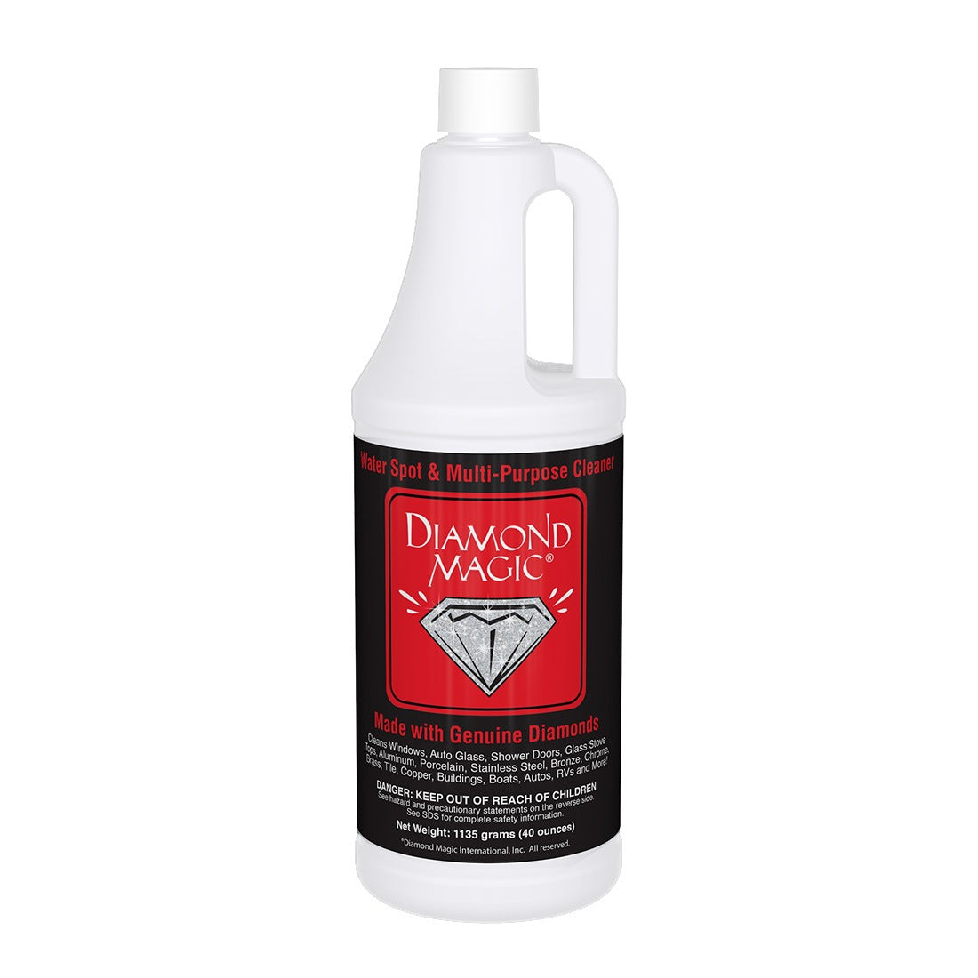 Diamond Magic Stain Remover - 40oz Bottle - Front View