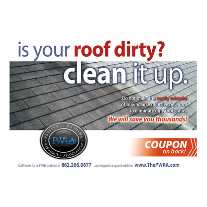 Dirty Roof Design Suite - Large Postcard - Front View