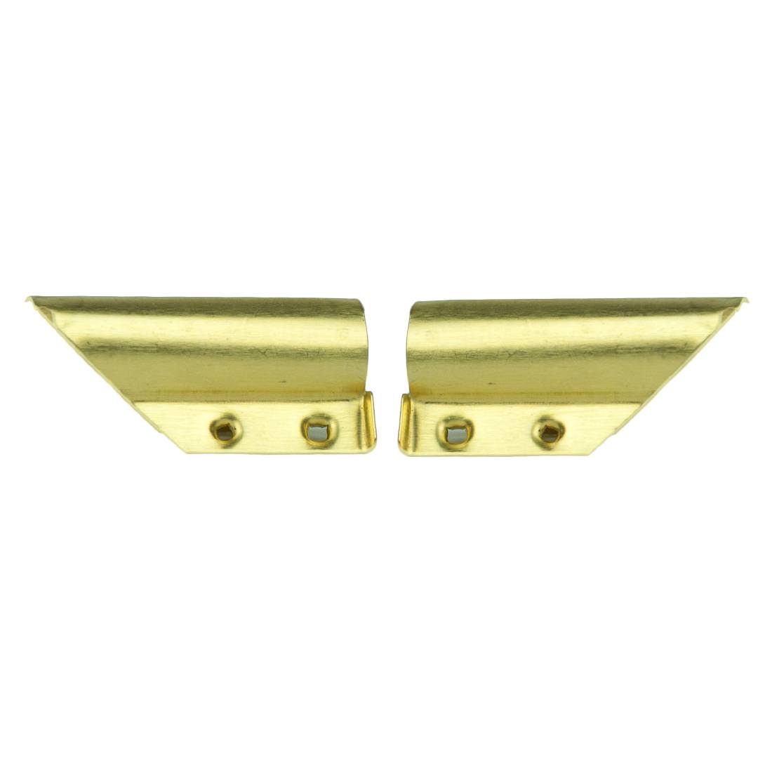 Ettore Brass Clips - Pack of Twelve - Side by Side View
