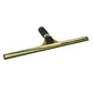 Ettore Complete Quick Release Brass with Rubber Grip Squeegee Top View