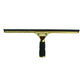 Ettore Complete Quick Release Brass with Rubber Grip Squeegee Back View