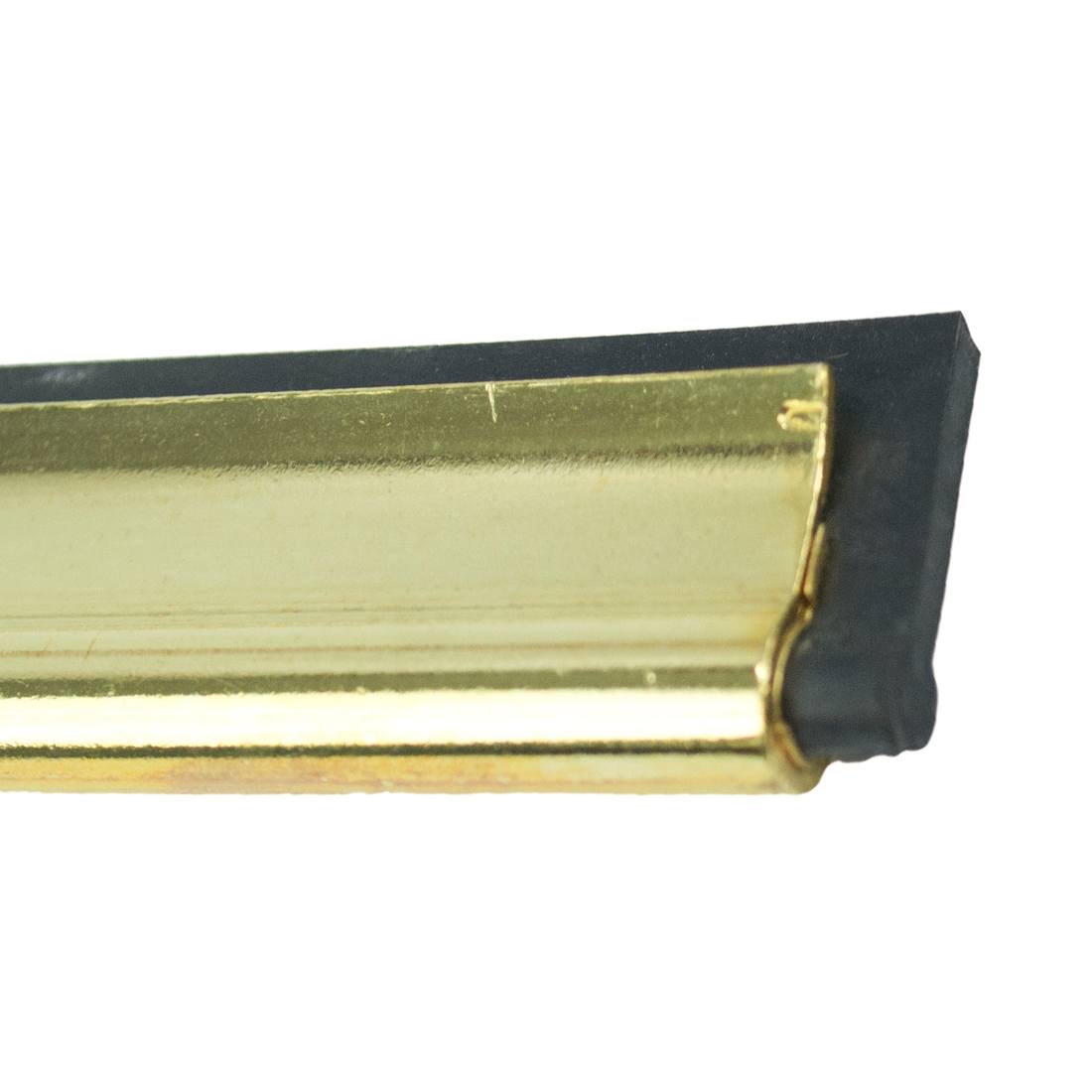 Ettore Master Brass Squeegee Channel End View