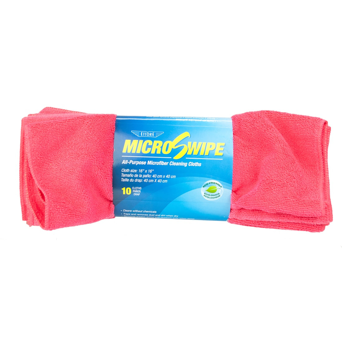 Ettore MicroSwipe Towel Red 10 Pack Front View