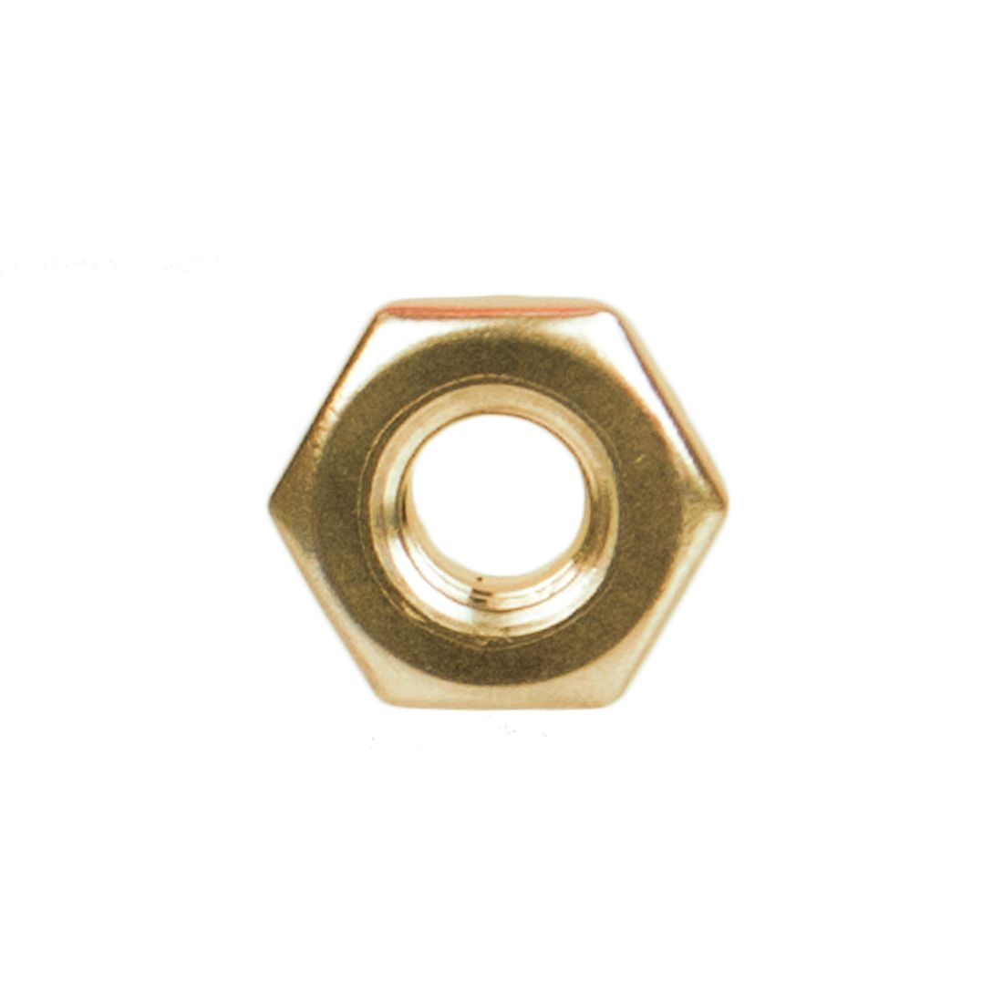 Ettore Nut for Brass Handle - Front View