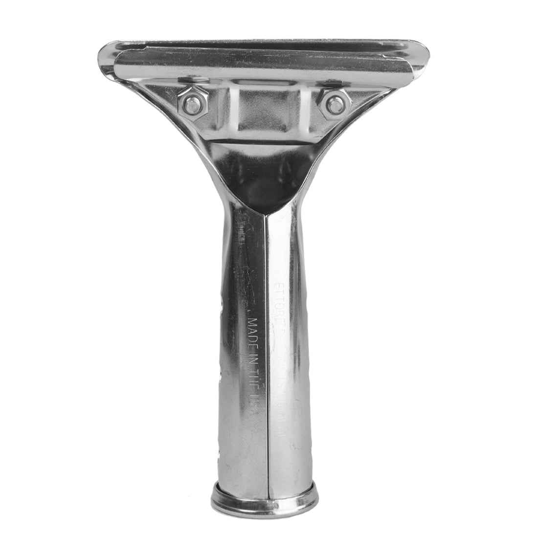 Ettore Stainless Steel Squeegee Handle Upright Back View