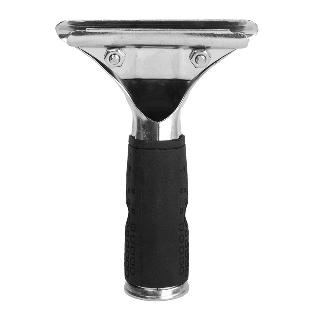 Ettore Stainless Steel Squeegee Handle with Rubber Grip - Back View