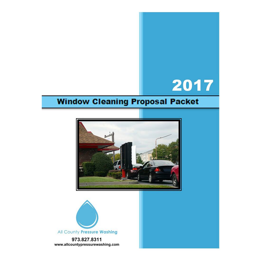 Fast Food - Window Cleaning Proposal Packet - Front View