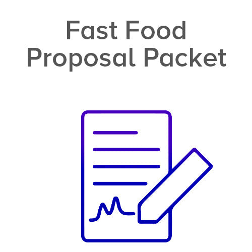 Fast Food Proposal Packet Icon