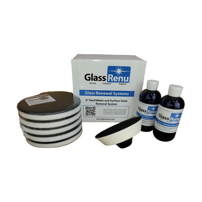 GlassRenu Hard Water Removal System Full Kit View