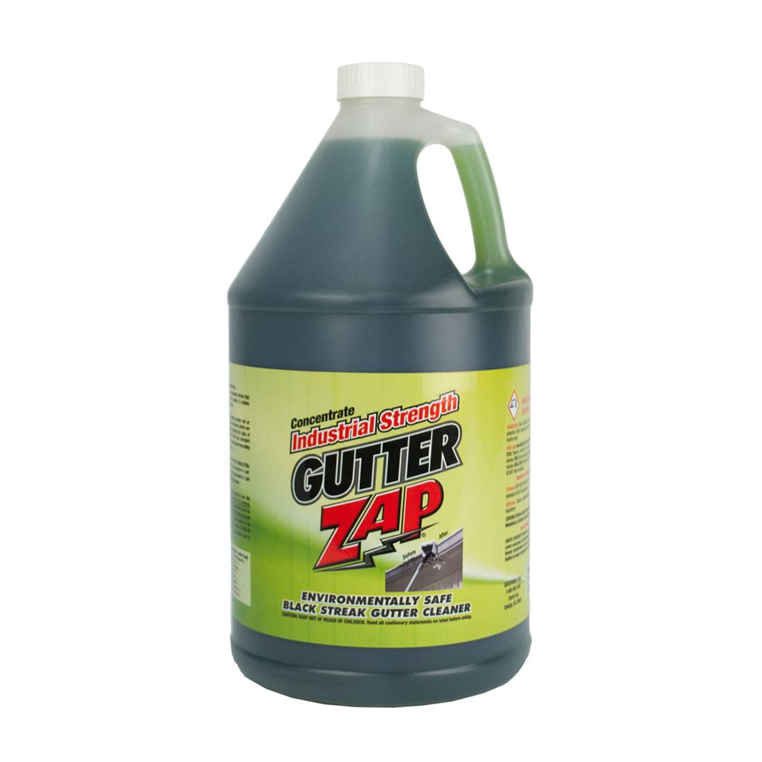 Xterior Gutter Zap Gutter Stain Remover - Front View