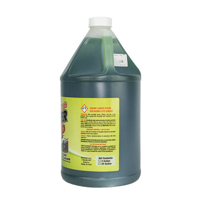 Xterior Gutter Zap Gutter Stain Remover - Warning Decal Right Side View