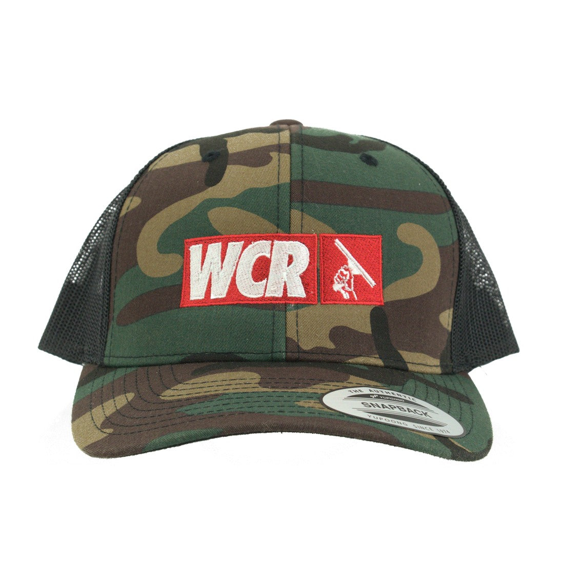 WCR Camo Hat Front View