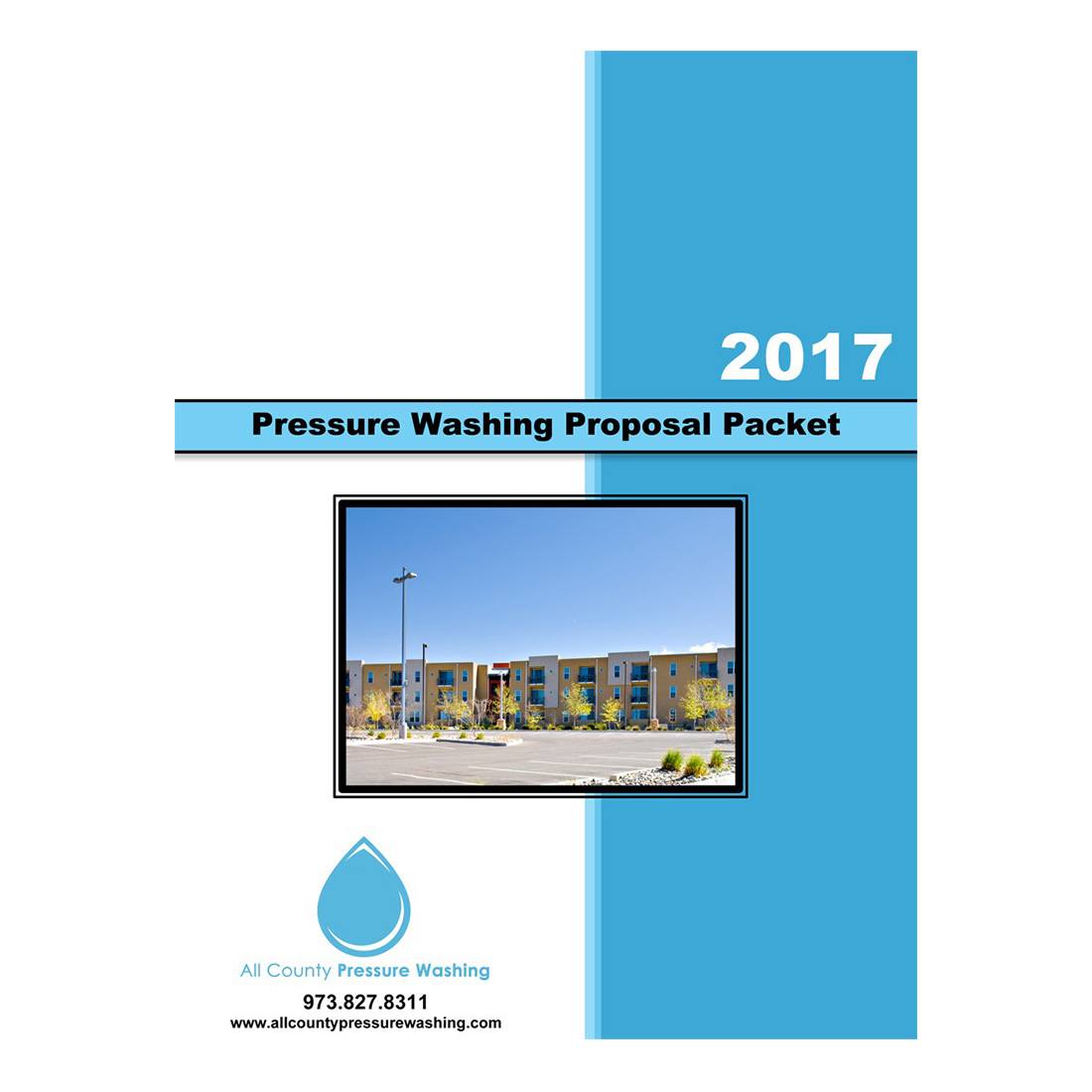 Housing Association - Pressure Washing Proposal Packet Front View