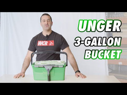 Product review video of Unger 3 Gallon Bucket for professional window cleaning.