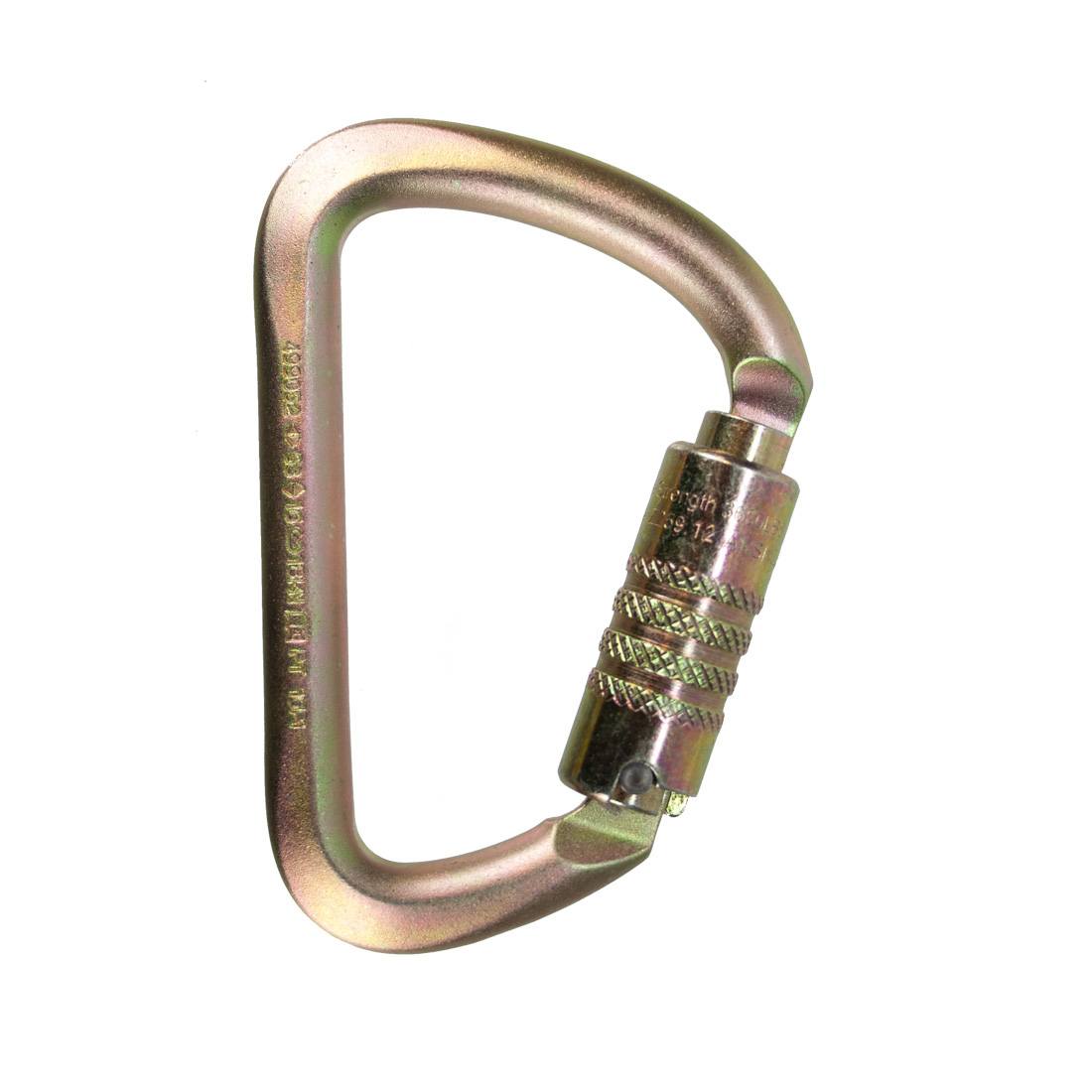 Liberty Mountain ANSI D Carabiner Twist Lock - Large - Right Side View