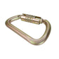 Liberty Mountain ANSI D Carabiner Twist Lock - Large - Oblique Top View