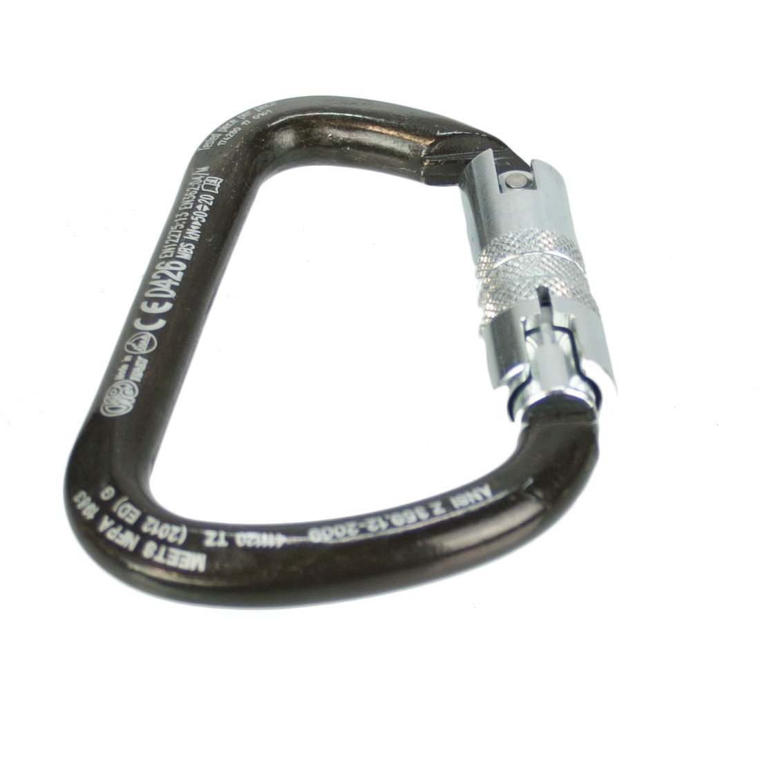 KONG ANSI Steel Carabiner Twist Lock - Extra Large - Oblique Top View