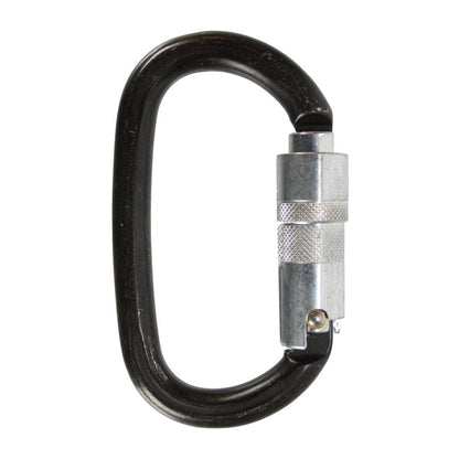 Liberty Mountain Steel Carabiner Twist Lock OVALONE Back View