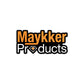Maykker Stickers Single Black Sticker Front VIew