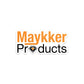 Maykker Stickers Single White Sticker Front View