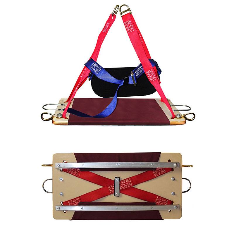 MIO Four Point Suspension Chair - Industrial - Bosun Chair - Front View (Top) Bottom View (Bottom)