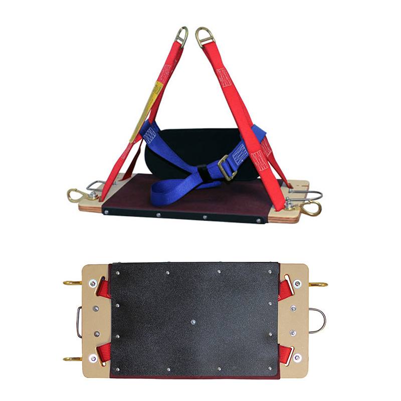 MIO Four Point Suspension Chair - Window Cleaning - Bosun Chair - Slight Left Angle View (Top) Bottom View (Bottom)