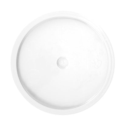 NICE Round Bucket Lid White Front View