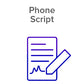 Sample Phone Scripts Icon
