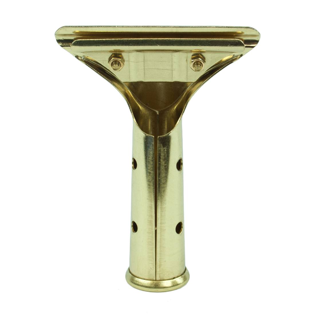 Pulex Traditional Brass Window Squeegee Handle - Back View