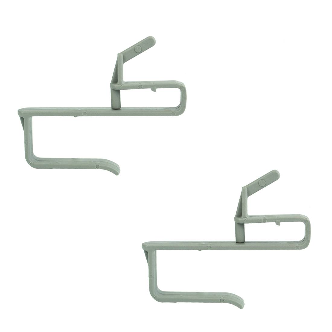 Pulex Large Bucket Clips - Set of Two - Top and Bottom View
