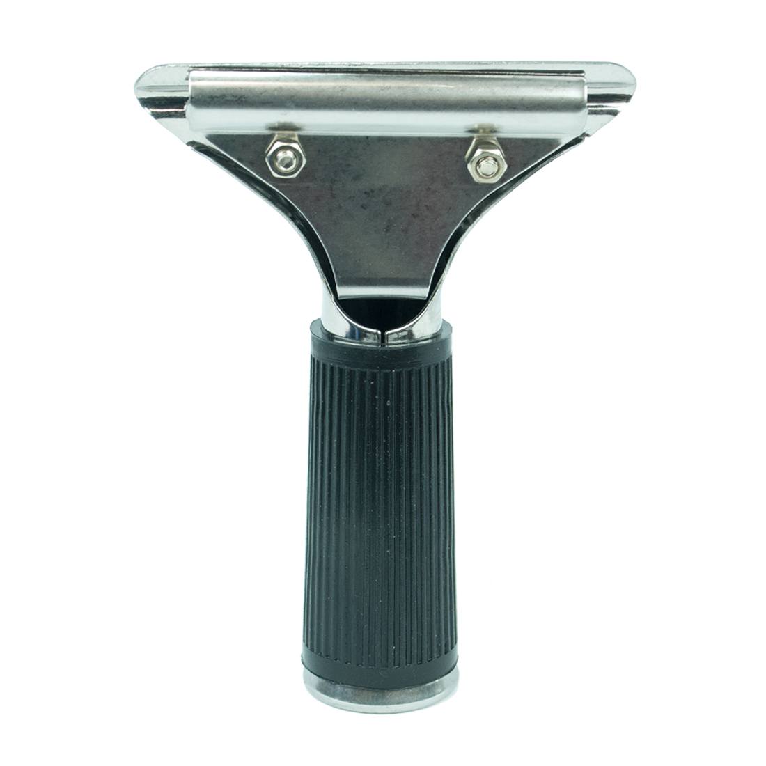 Pulex Stainless Steel Squeegee Handle with Rubber Grip - Back View