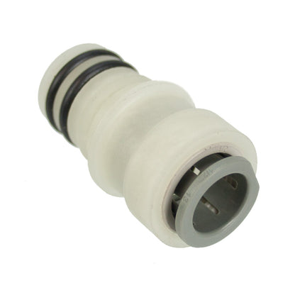 RHG Hose Barb Straight 1/2 Inch JG to 3/4 Inch - Oblique Bottom View