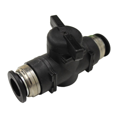 Tucker RO/DI Cart Bypass Valve - Black - Main Product View