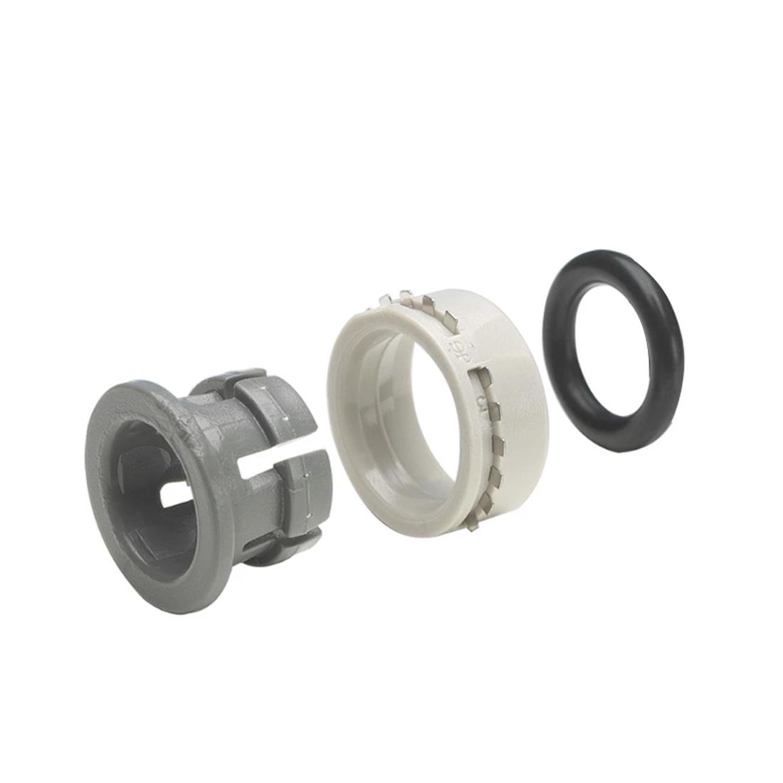 RHG Collet, O-Ring, and Cartridge - Gray - Disassembled View