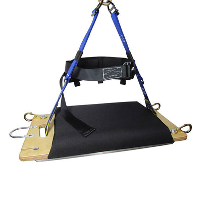 Sky Genie 2 Point Suspension Chair - with Cushion and Snaps - Slight Angled Front View