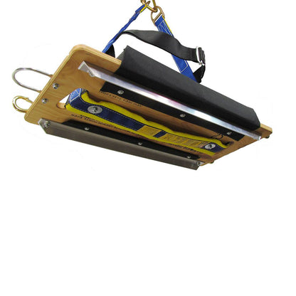 Sky Genie 2 Point Suspension Chair - with Cushion and Snaps - Oblique Bottom View