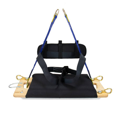 Sky Genie 2 Point Suspension Chair - with Cushion and Snaps - Front View