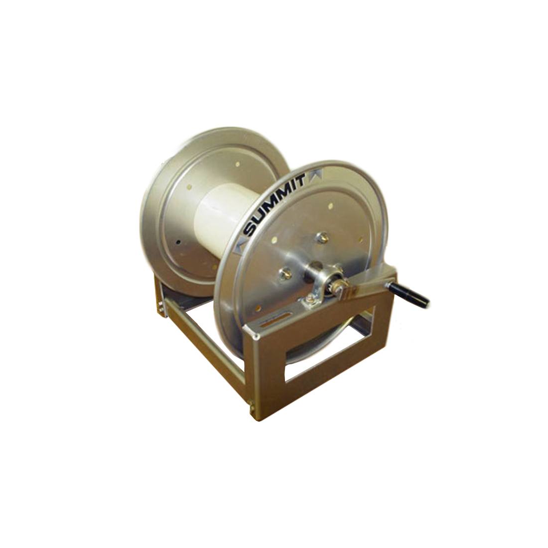Summit SM Series - Aluminum Hose Reel with 1/2 Inch Inlet - SMA12 - Left Oblique View