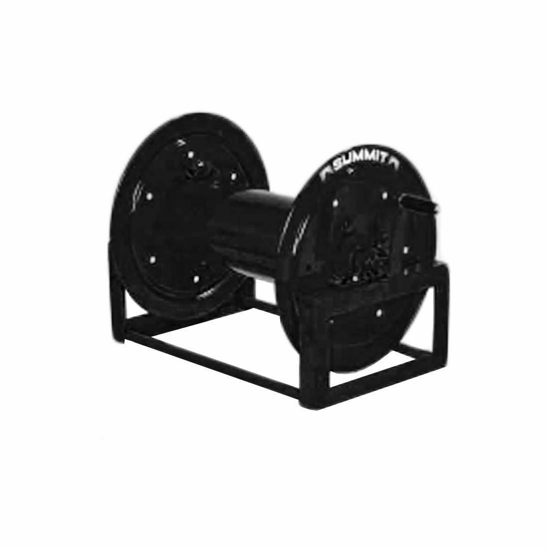 Summit SM Series - Steel Hose Reel with 1/2 Inch Inlet - Oblique Left View