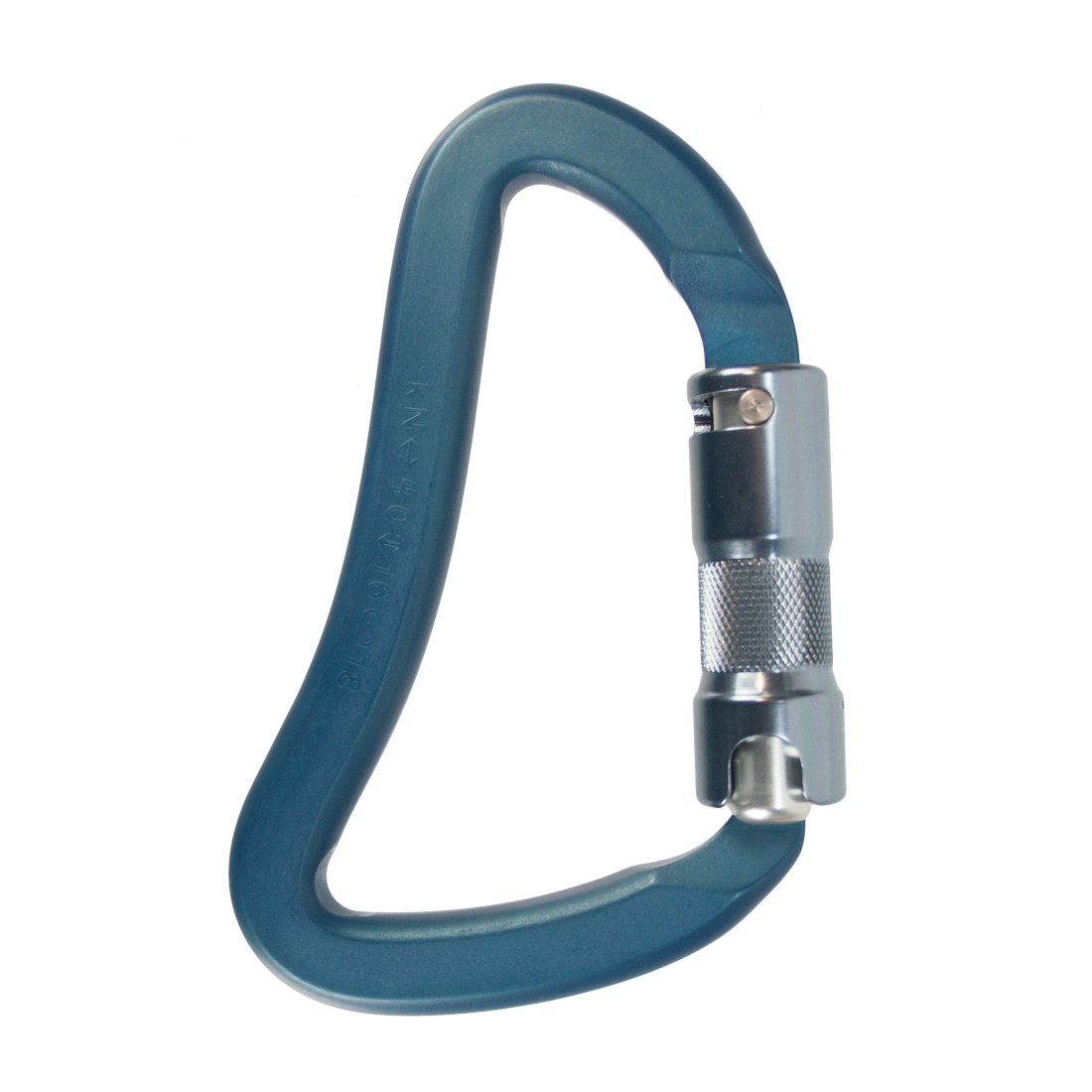 SMC Aluminum Crossover Carabiner - Triple Lock - Inverted Right Side View