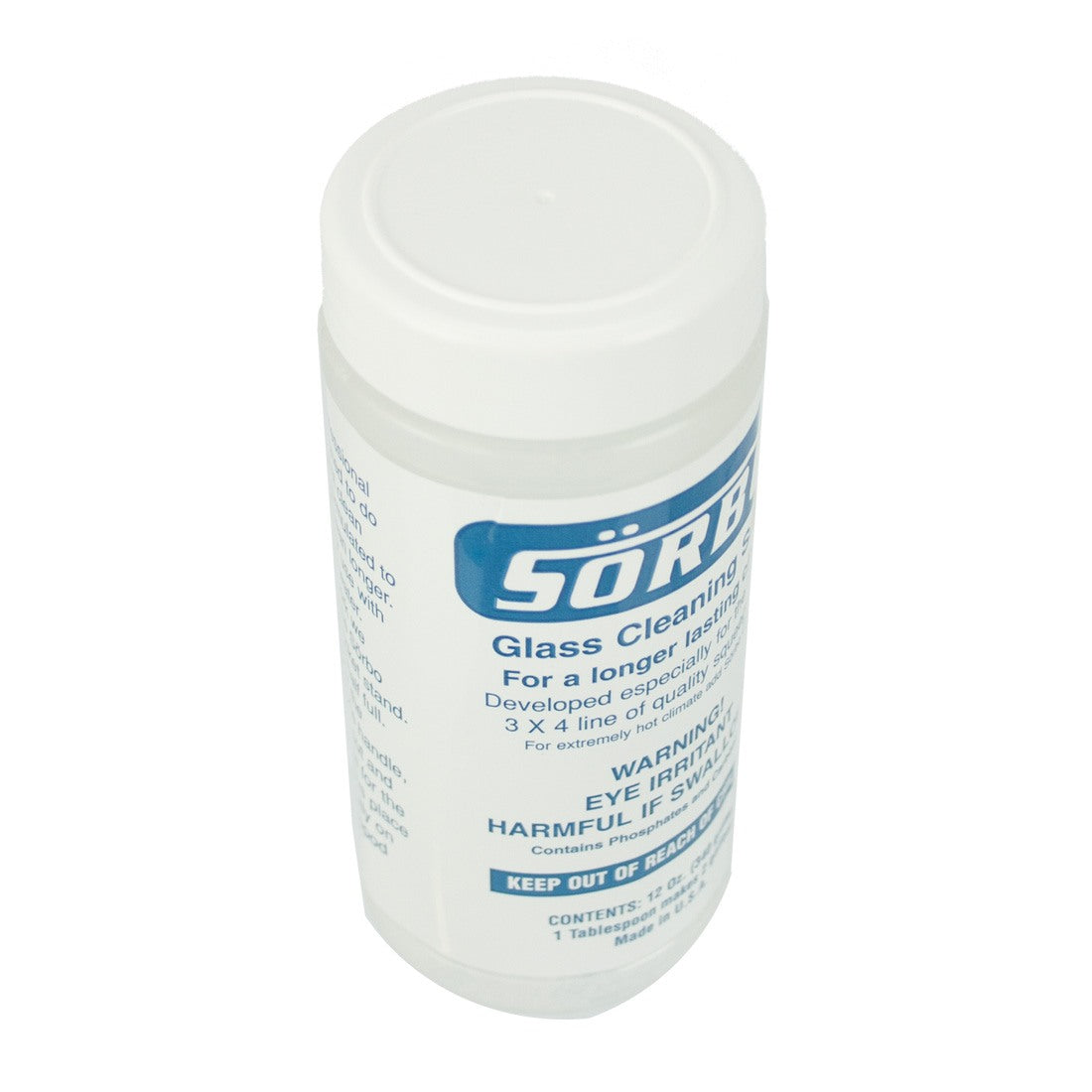 Sorbo Window Cleaning Soap - Powder - Oblique Top View