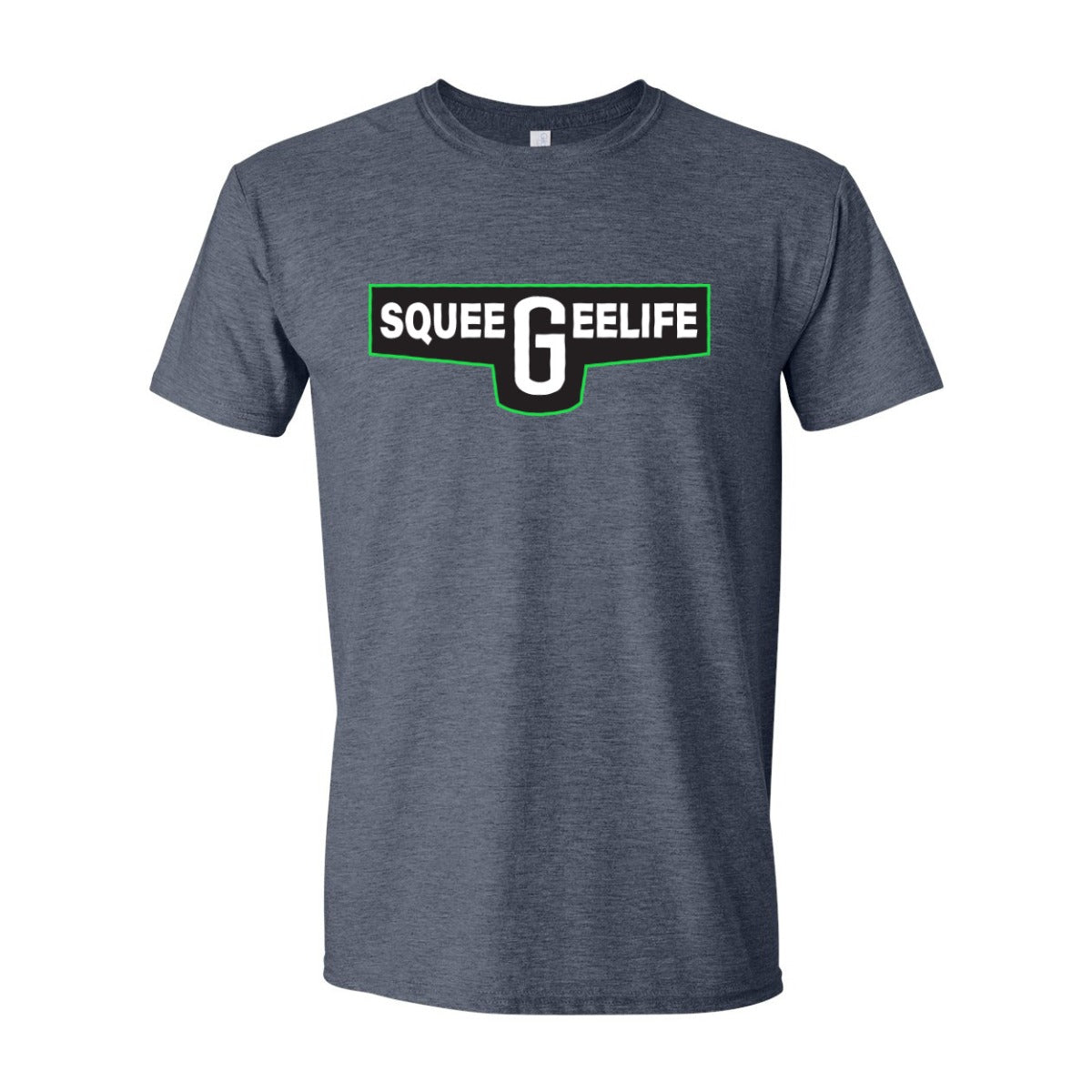 Squeegee Life Green Envy Design T-Shirt Front View