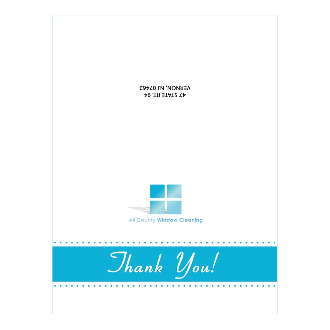 Thank You Card Outside View